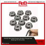 F623ZZ Mini Metal Double Shielded Flanged Ball Bearings For 3D printer