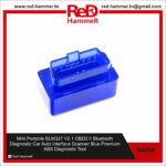 Mini Portable ELM327 V2.1 OBD2 II Bluetooth Diagnostic Car Auto Interface Scanner Blue Premium ABS Diagnostic Tool